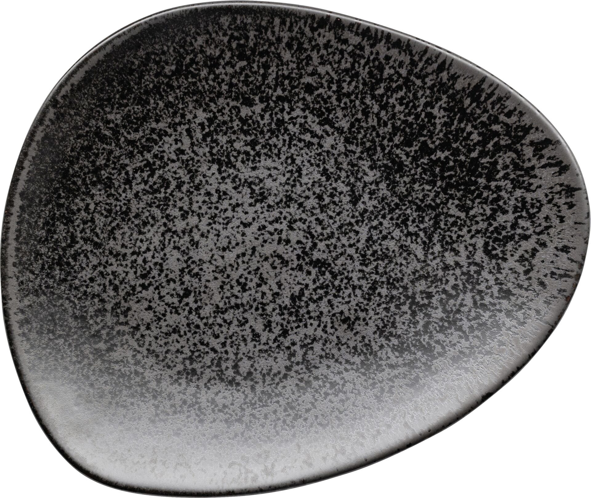 Porzellanserie „Ebony" Teller flach 25x20,6cm